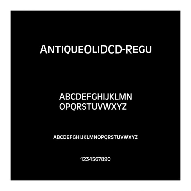 AntiqueOliDCD-Regu