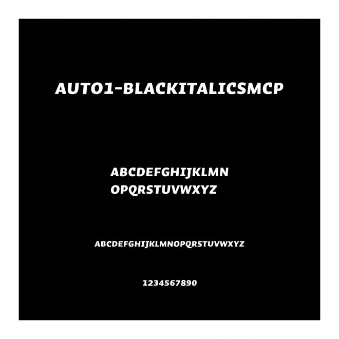 Auto1-BlackItalicSmCp
