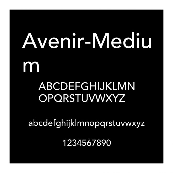 Avenir-Medium