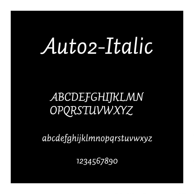 Auto2-Italic