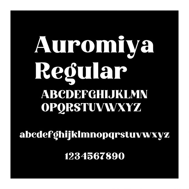 AuromiyaRegular