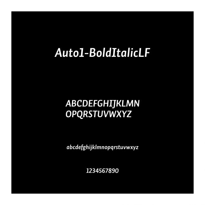 Auto1-BoldItalicLF