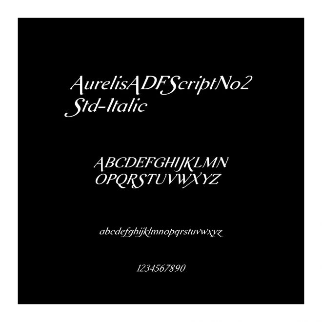 AurelisADFScriptNo2Std-Italic
