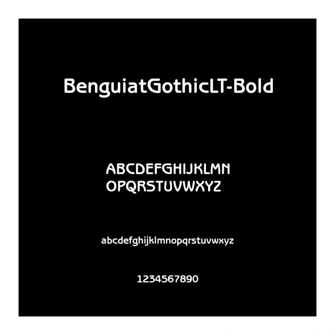 BenguiatGothicLT-Bold