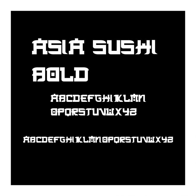 Asia Sushi Bold