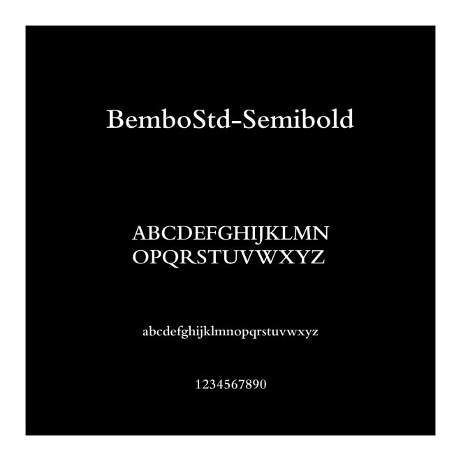 BemboStd-Semibold