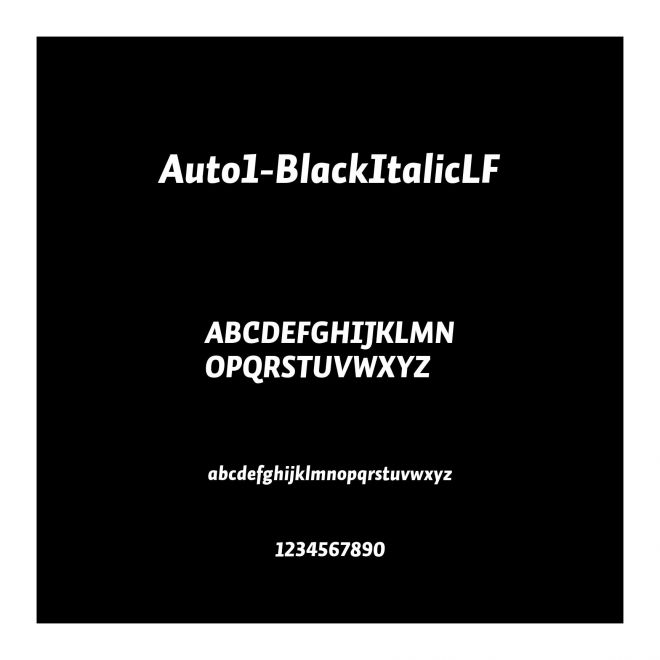 Auto1-BlackItalicLF