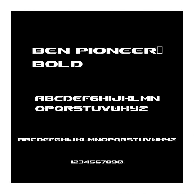 Ben Pioneer-Bold