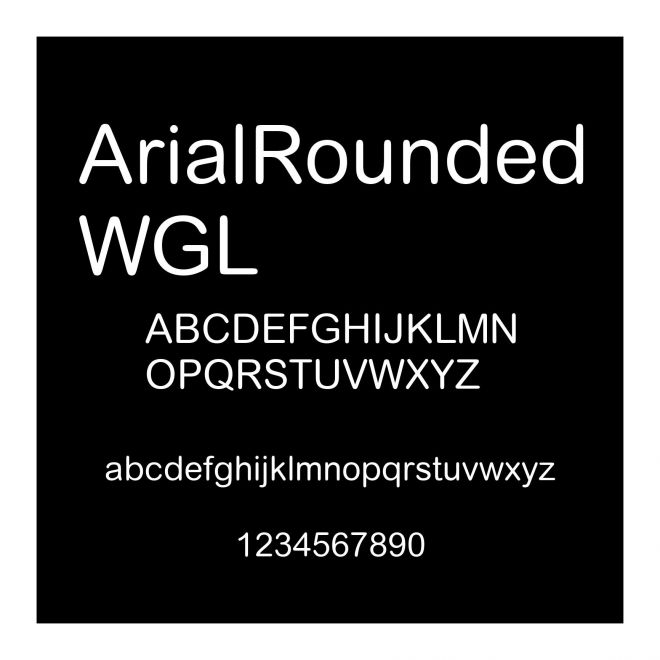 ArialRoundedWGL
