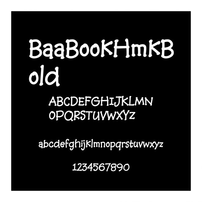 BaaBookHmkBold