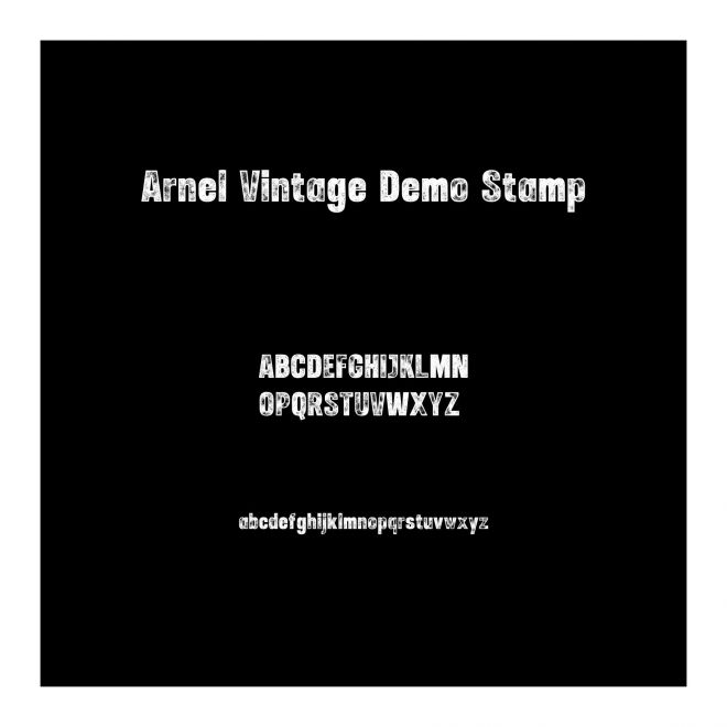 Arnel Vintage Demo Stamp