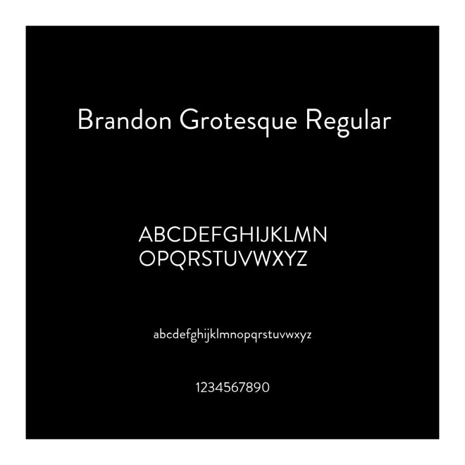 Brandon Grotesque Regular