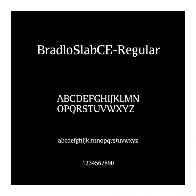 BradloSlabCE-Regular