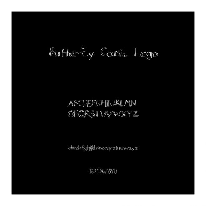Butterfly Comic Logo