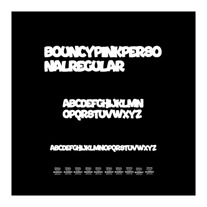 BouncyPinkPERSONALRegular