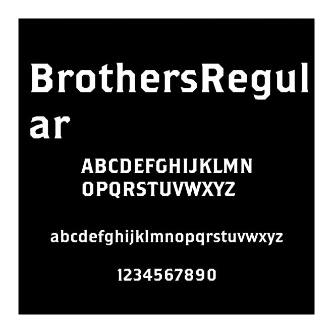 BrothersRegular
