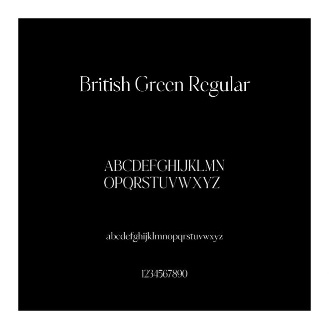 British Green Regular