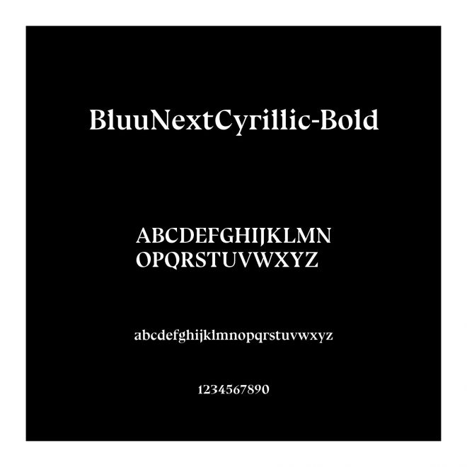 BluuNextCyrillic-Bold