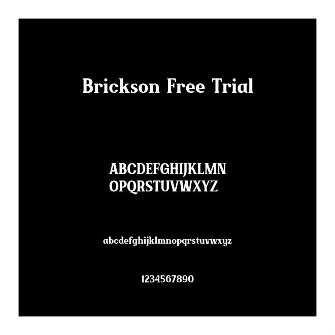 Brickson Free Trial