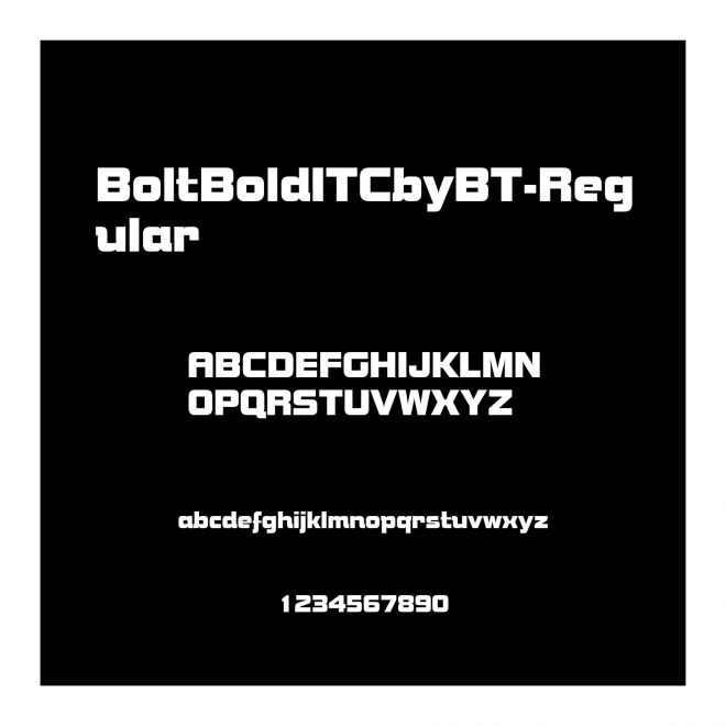 BoltBoldITCbyBT-Regular