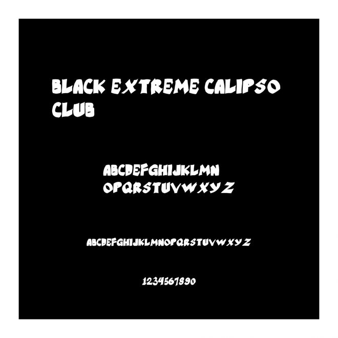 Black Extreme Calipso Club