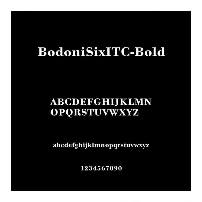 BodoniSixITC-Bold