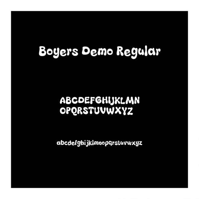Boyers Demo Regular