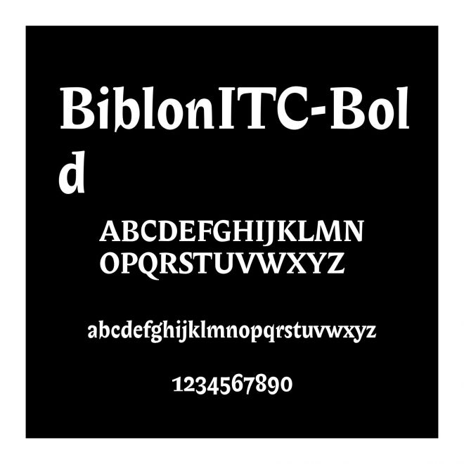 BiblonITC-Bold