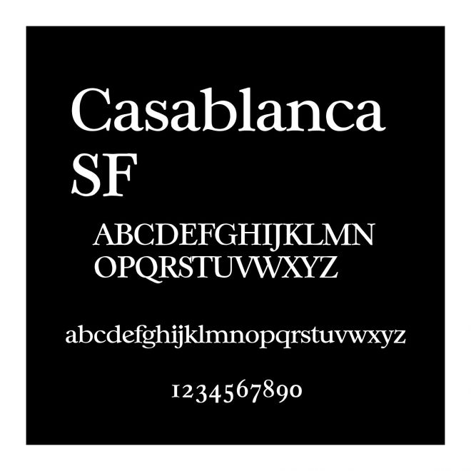 Casablanca SF