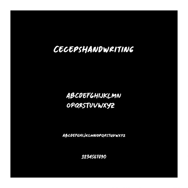 CecepsHandwriting