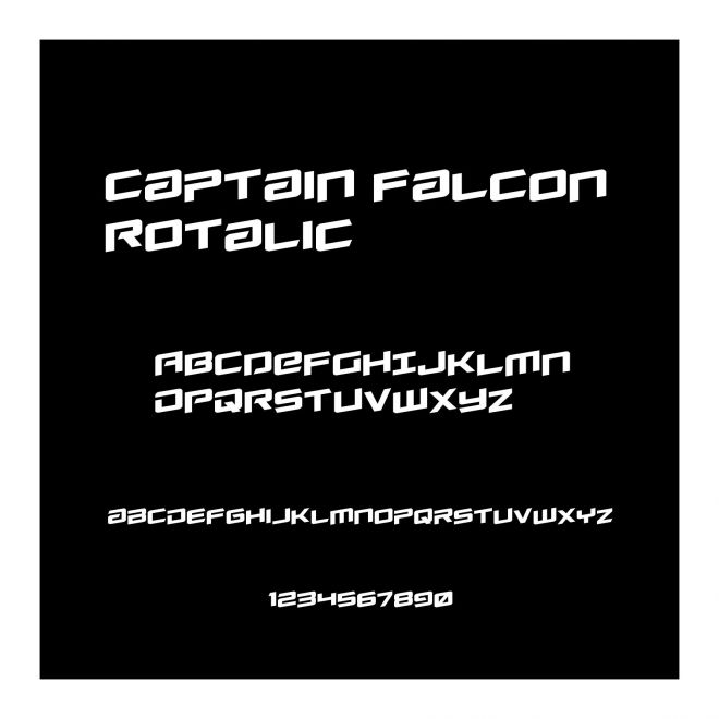Captain Falcon Rotalic