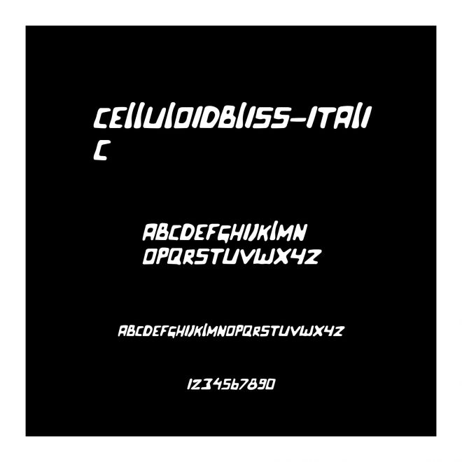 CelluloidBliss-Italic