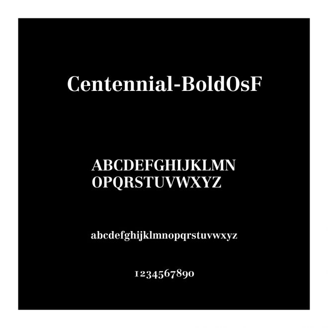 Centennial-BoldOsF