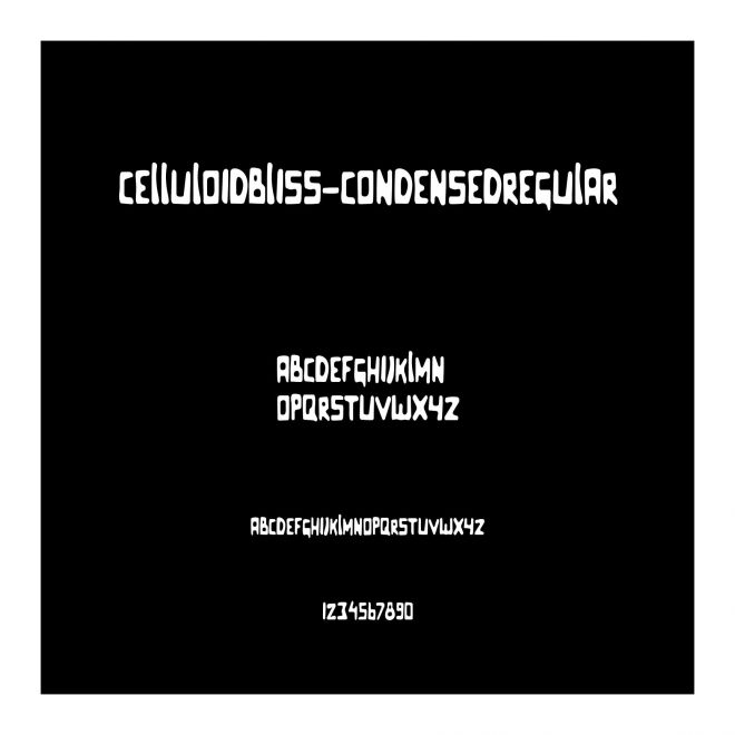 CelluloidBliss-CondensedRegular
