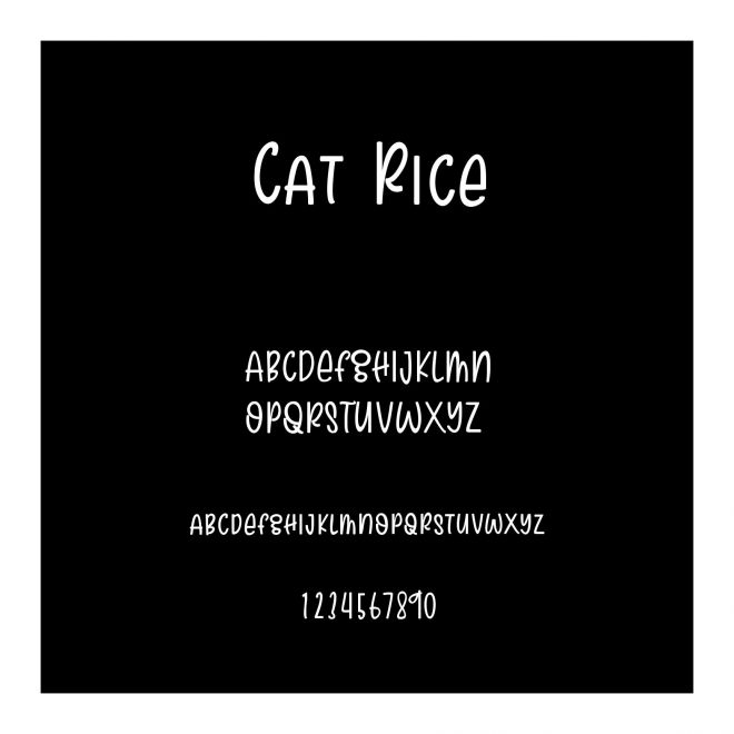 Cat Rice