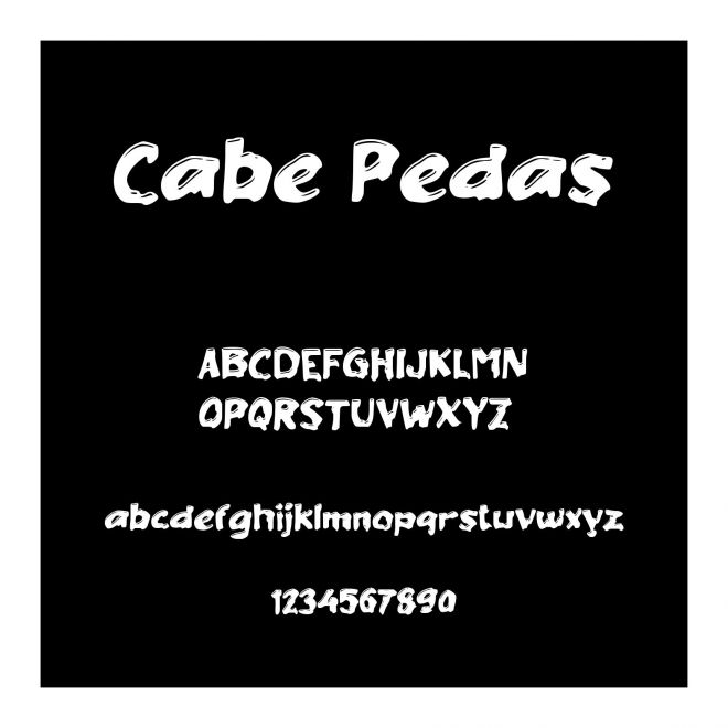 Cabe Pedas