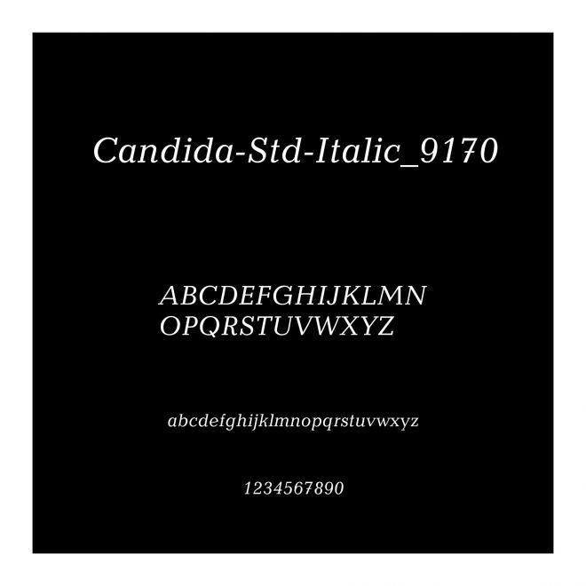 Candida-Std-Italic_9170