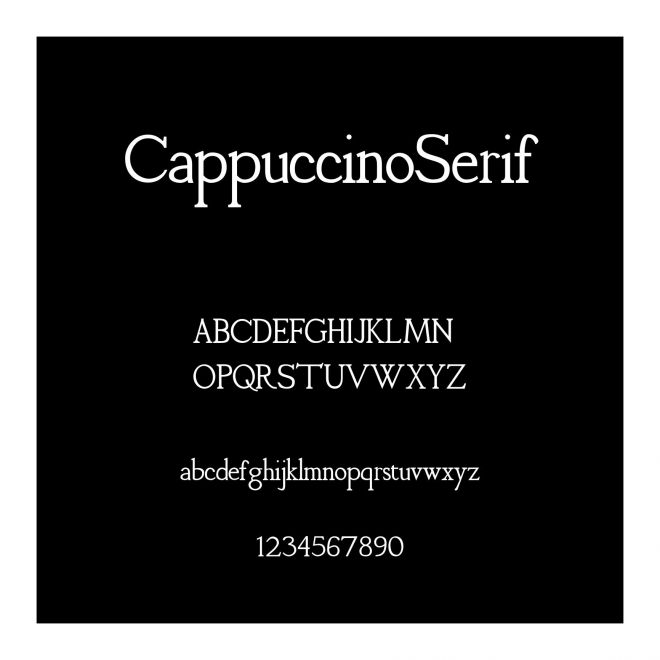 CappuccinoSerif