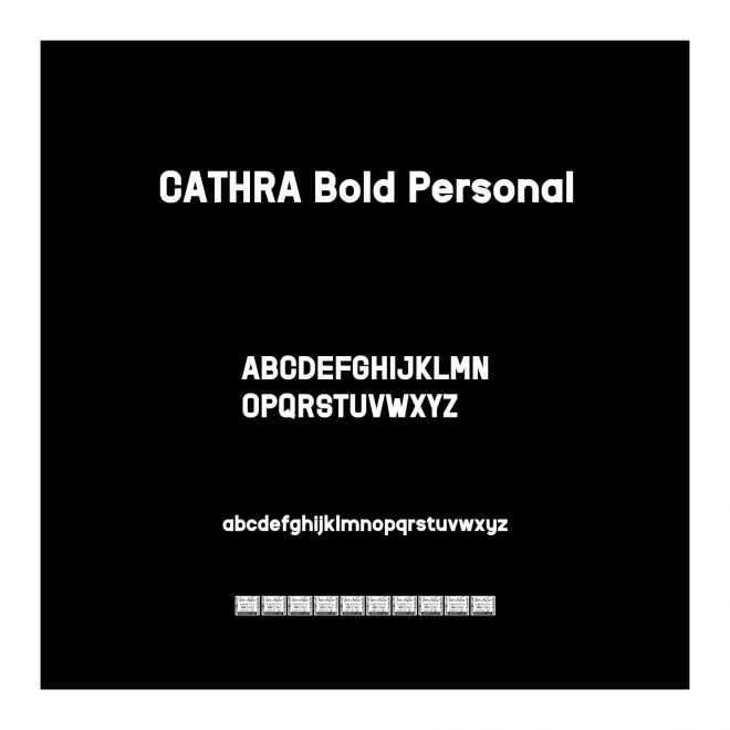 CATHRA Bold Personal