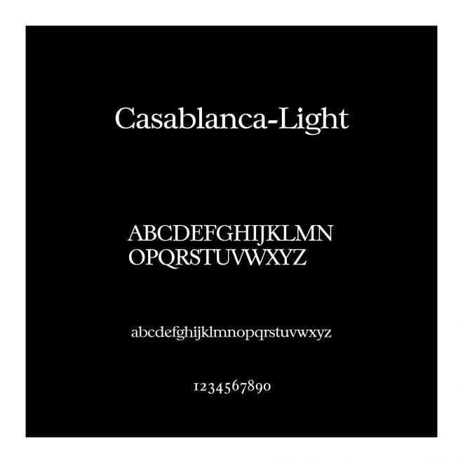 Casablanca-Light