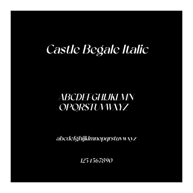 Castle Begale Italic