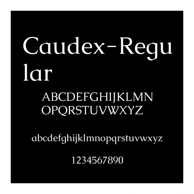 Caudex-Regular