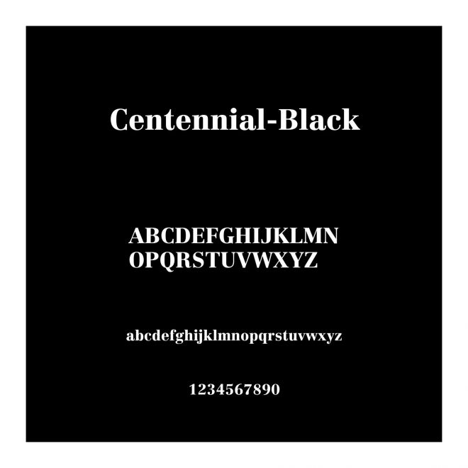 Centennial-Black