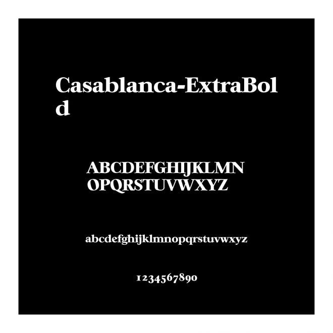 Casablanca-ExtraBold