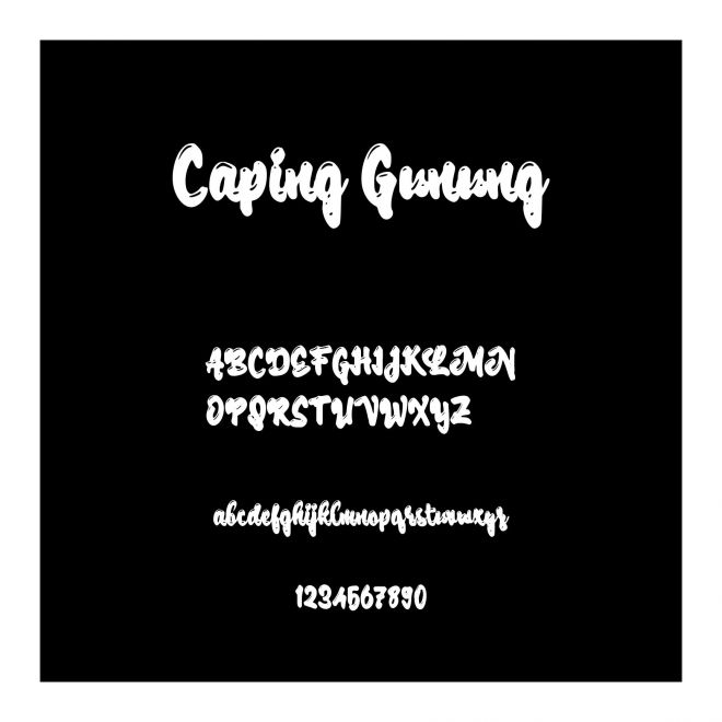 Caping Gunung