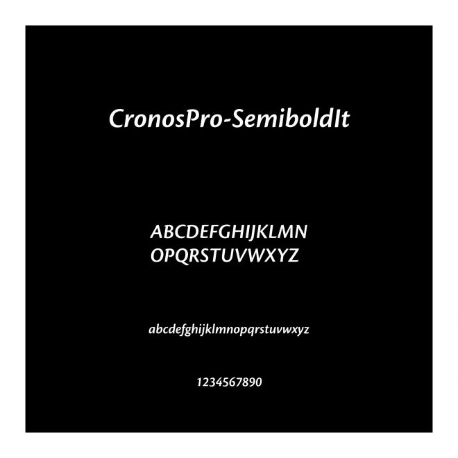 CronosPro-SemiboldIt