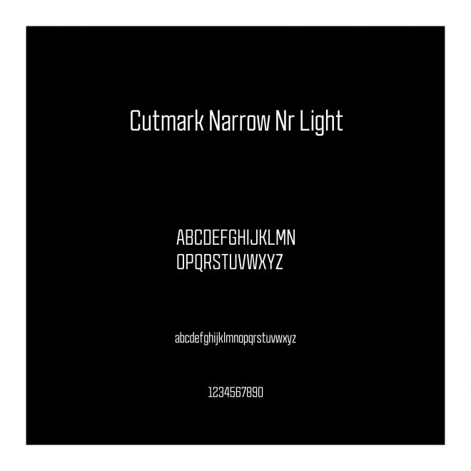 Cutmark Narrow Nr Light