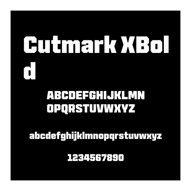 Cutmark XBold