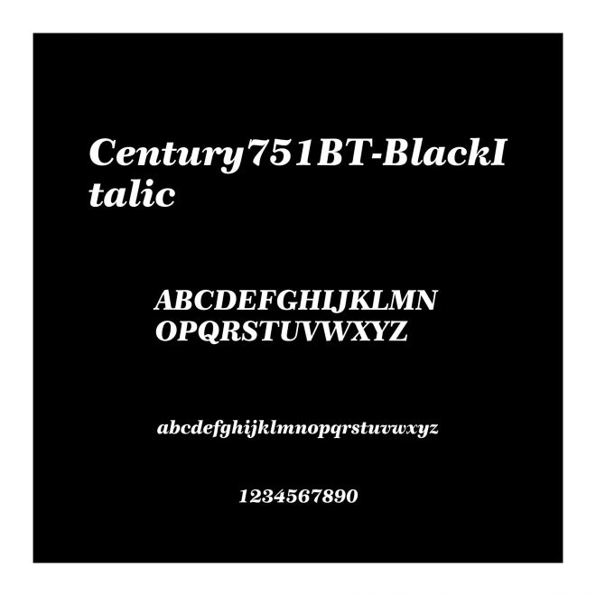 Century751BT-BlackItalic