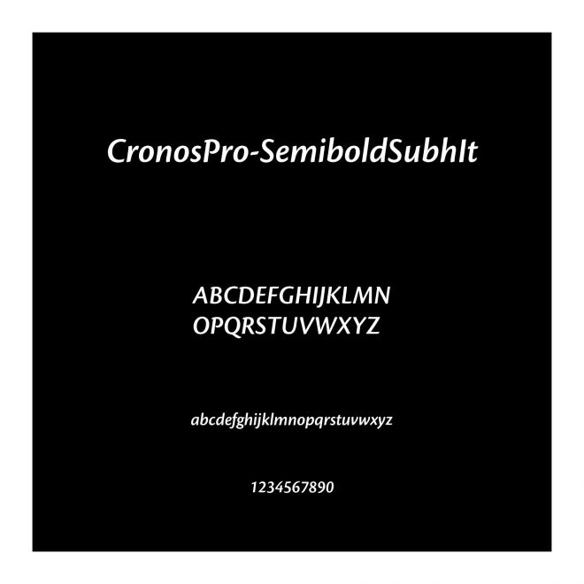 CronosPro-SemiboldSubhIt